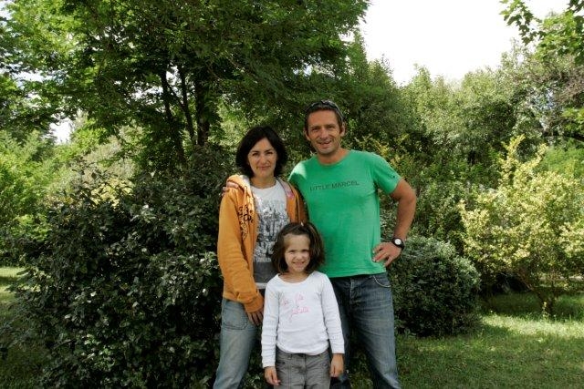 Fabien et Stéphanie Broc et leur fille